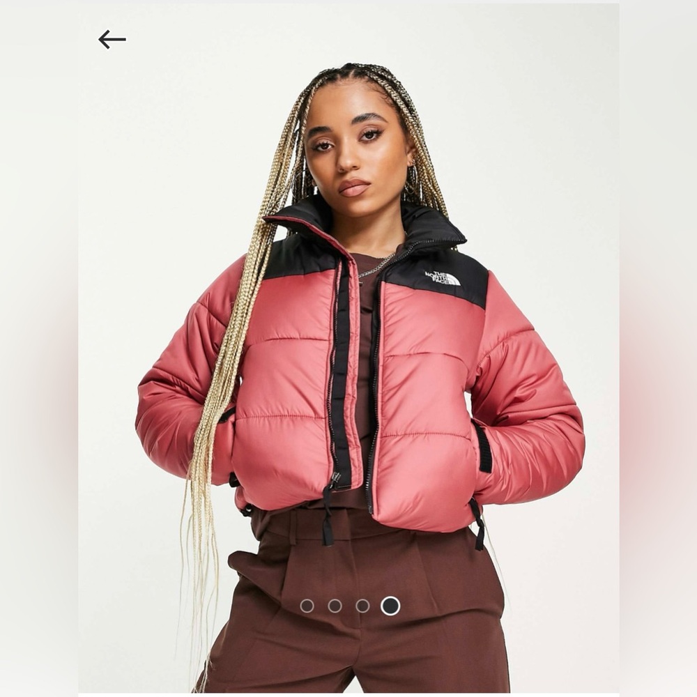 The North Face Saikuru cropped jacket in pink -Size Medium Color:Pink